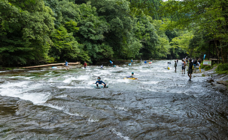 遊水狭,遊歩道からの景色